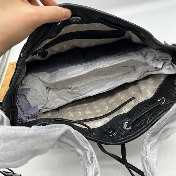 Aimee Kestenberg About Town Suede Drawstring Bags Black - Picture 14 of 16